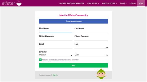 Elfster | A Secret Santa Generator | A Helpful Illustrated Guide