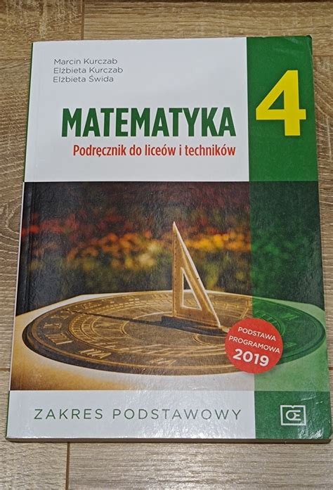 Matematyka 4 OE Pazdro Podręcznik Będziemyśl Kup teraz na Allegro