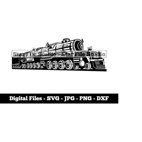 Steam Engine Svg Train Svg Locomotive Svg Railway Svg Inspire