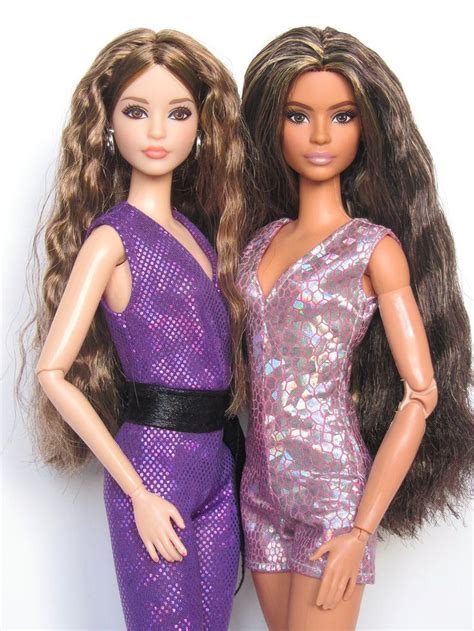 Barbie Looks Doll Original Brunette Wavy Hair Lina Face Mold Barbie Hairstyle Brown