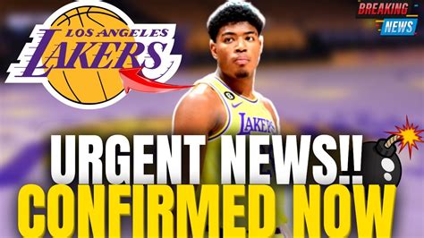 URGENT NEWS LAKERS CONFIRMED RUI HACHIMURA UPDATE LAKERS UPDATE