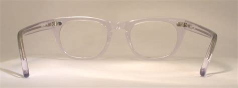 Optometrist Attic Shuron Freeway Crystal Clear Classic Eyeglass Frames