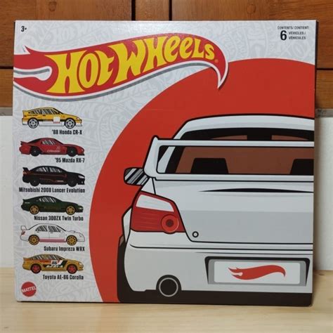 Jual Hotwheels Japanese Racing Cars Boxset Of Hot Wheels Shopee Indonesia