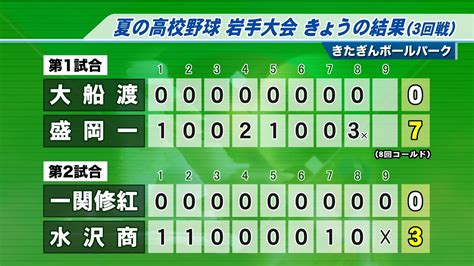 夏の高校野球岩手大会10日目 ベスト8出そろう Ibc News Ibc岩手放送 1ページ