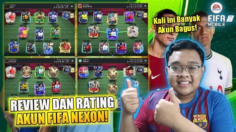 Review Dan Rating Akun Fifa Nexon Part Ada Akun Bagus Pakai Duet Cb