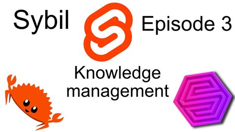 Sybil Rust Knowledge Management With Surrealdb Episode Youtube