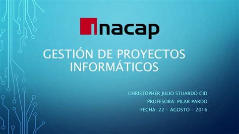 Proyectos Inform Ticos Ppt