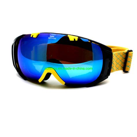 204 Anti Fog Double Spherical Lens Men Women Ski Goggles Uv Protection