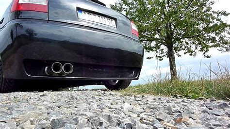 Audi A3 8l 1 8 Magnaflow Esd Exhaust Sportauspuff Lauter Sound Youtube