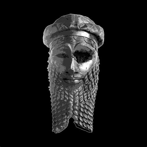 Sargon Of Akkad | Ancient Akkadian Empire Mask - Akkadian - Phone Case | TeePublic