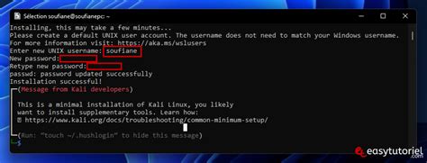 Installer Le Bash Kali Linux Sur Windows Et Wsl Easytutoriel