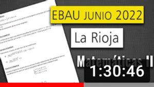 Ebau Matem Ticas La Rioja Ex Menes Y Soluciones