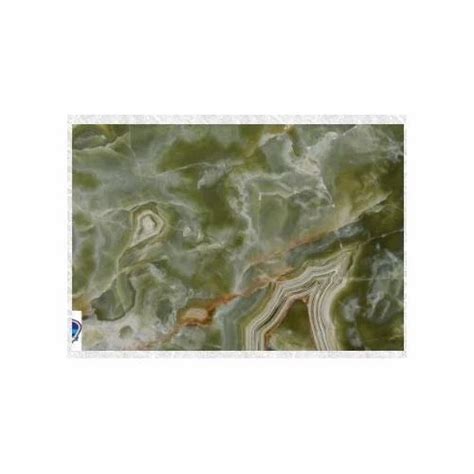 Polished Finish Green Onyx Marble Slab Thickness Mm At Rs Sq