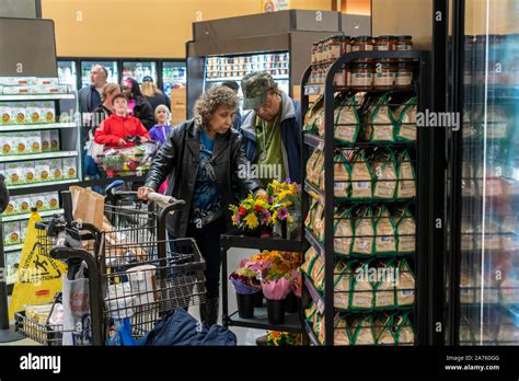 Thousands Of Excited Shoppers Flock To The Wegmans Supermarket In