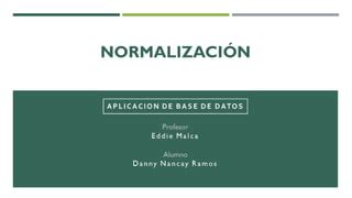 Ejercicios De Normalizacion Ppt