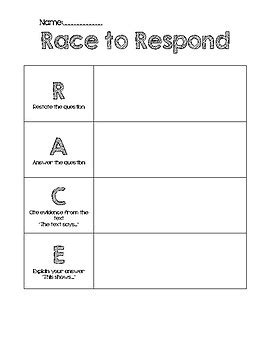 Race Graphic Organizer By Kellie Timbrell Tpt