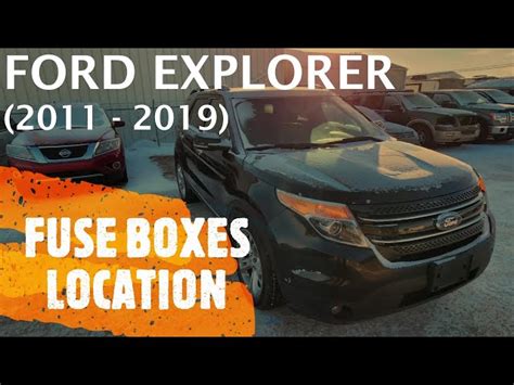 2017 Ford Explorer Interior Fuse Box Cabinets Matttroy