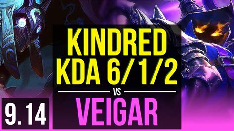 KINDRED Vs VEIGAR MID 5 Early Solo Kills 1 4M Mastery Points KDA