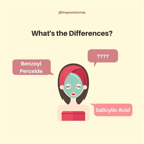 Salicylic Acid Vs Benzoyl Peroxide The Pastels Shop