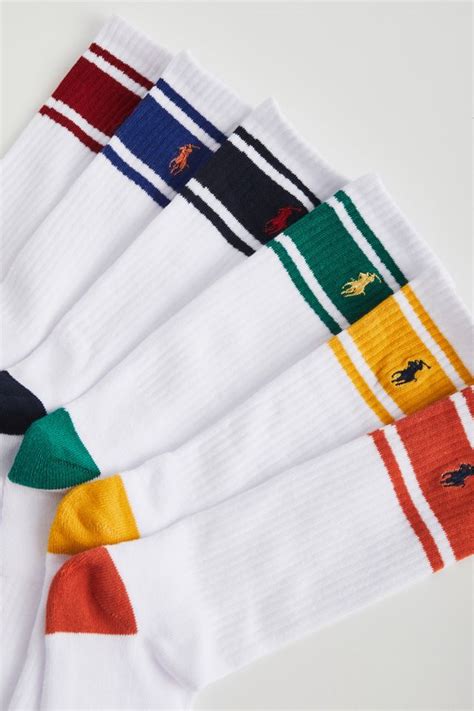 Polo Ralph Lauren Polo Ralph Lauren Striped Crew Sock 6 Pack