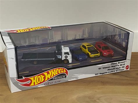 Hot Wheels JDM Diorama Hotwheels Nissan Sentra Se R Honda Civic EG Toyota Celica GT Four