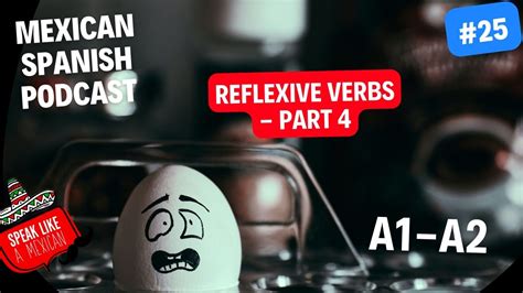 Mexican Spanish Podcast 25 Spanish Lesson A1 A2 Reflexive Verbs