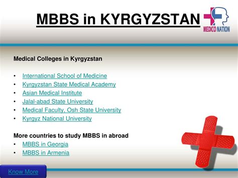 Ppt Mbbs In Kyrgyzstan Mci Recognised Medical Colleges Powerpoint