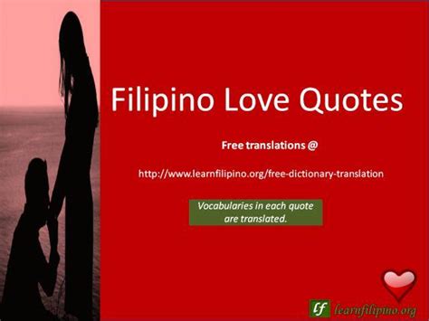 Filipino Love Quotes - Learn Filipino