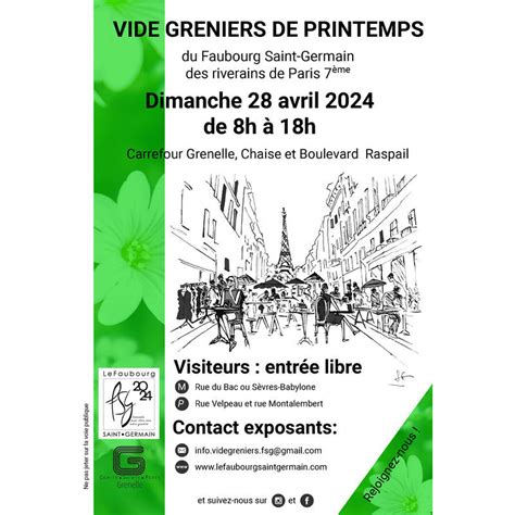 Vide Greniers De Printemps Du Faubourg Saint Germain Des Riverains De