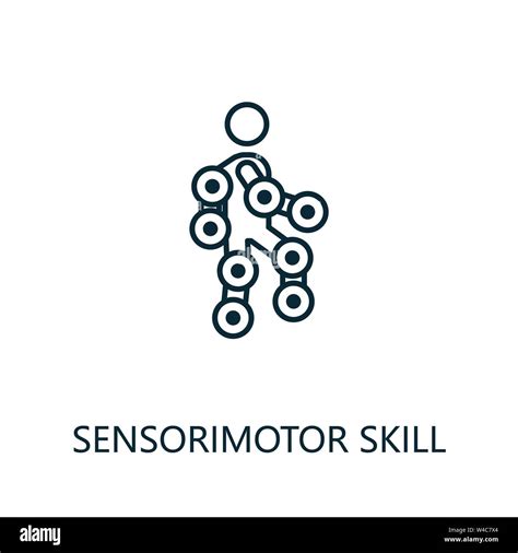 Sensorimotor Skill Thin Line Icon Creative Simple Design From Artificial Intelligence Icons