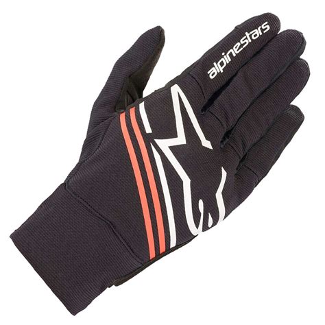 Alpinestars Reef Short Summer Motorcycle Gloves Sports Motorbike Black