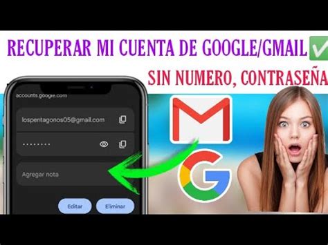 C Mo Recuperar Mi Cuenta De Google Gmail Sin Correo Sin