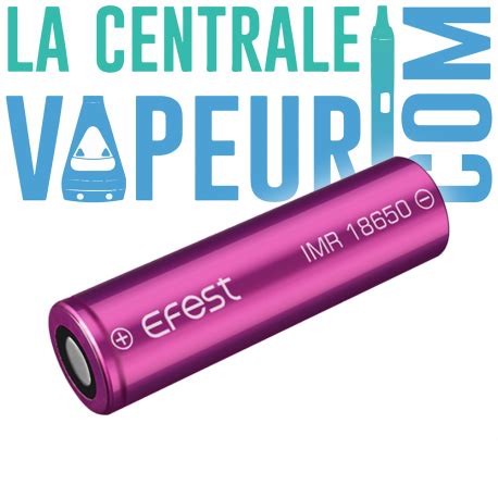 Batterie Efest 18650 Flat top 3500 mAh 20A