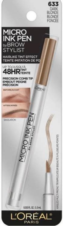 L Oreal Paris Micro Ink Pen By Brow Stylist Up To Hr Color Dark Blonde Source