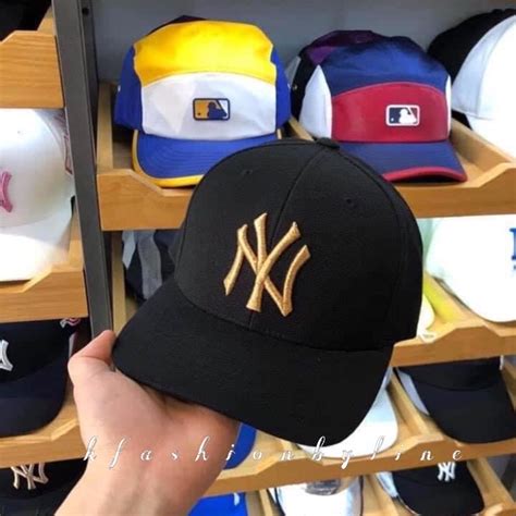 Jual Mlb Metal Logo Structure Ball Cap New York Yankees Black