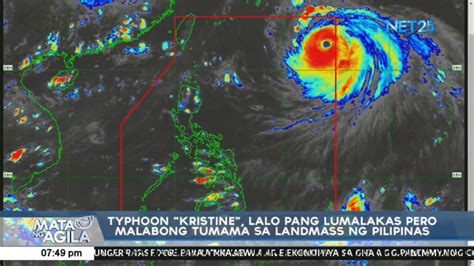 Typhoon Kristine Lalo Pang Lumalakas Pero Malabong Tumama Sa Landmass