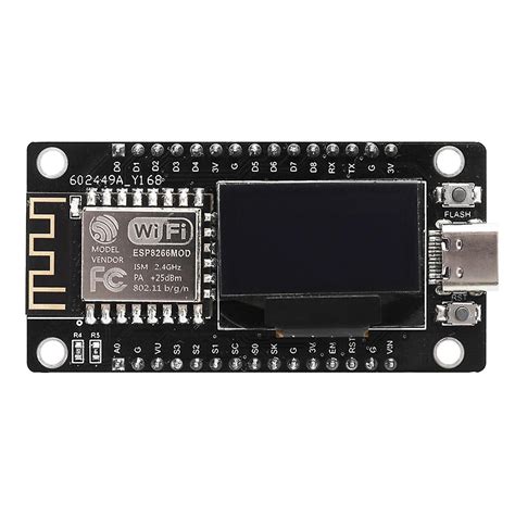 Carte de développement Nodemcu Esp8266 avec 0 96inch Oled Display Ch340