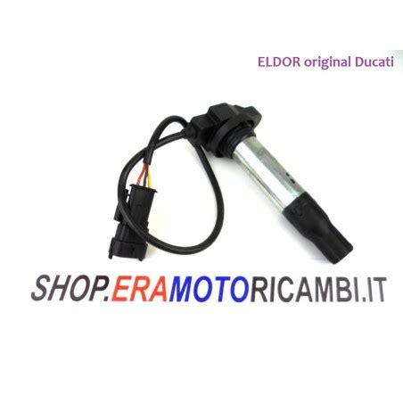 ELDOR OEM BOBINA AVVIAMENTO PIPETTA ACCENSIONE MOTORE DUCATI 1198