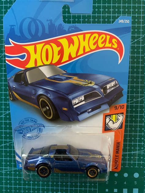 Hot Wheels Pontiac Trans Am Hot Bird Blue With Gold Etsy
