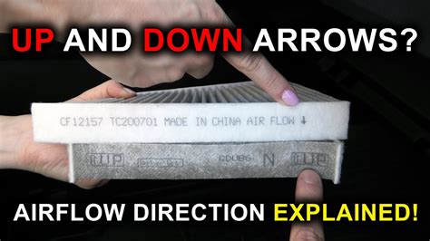 Cabin Air Filter Airflow Direction Explained Where Should UP And DOWN