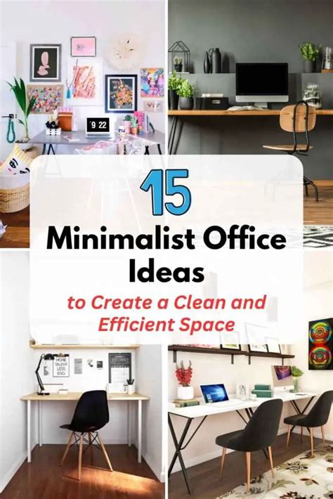 15 Minimalist Office Ideas to Create a Clean and Efficient Space - Best ...