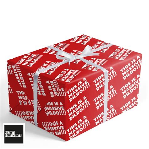 Adult Funny Christmas Wrapping Paper Now £199 At Filthysentiments