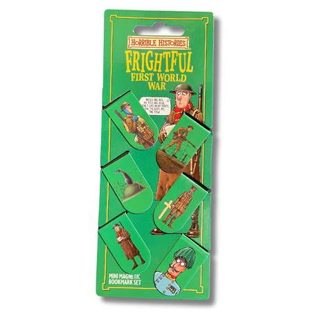 Horrible Histories: Frightful First World War Mini Magnetic BookMark Set — Museum Shops