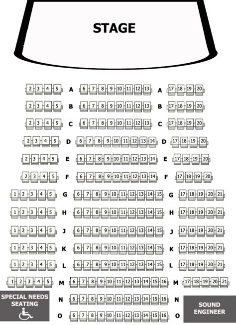 Seating Chart Daytona Playhouse