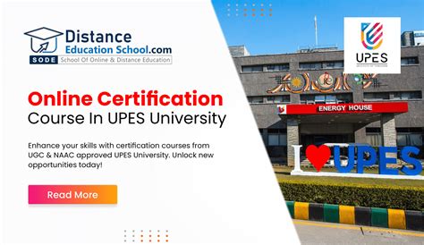 Get Certification Course from Online UPES University