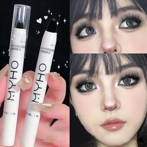 Купить Дымчатые матовые черные тени для век Lying Silkworm Highlighter ...