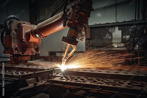 Precision Welding Robot Performing Intricate And Delicate Welds On A