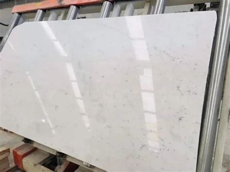 Polished Finish Banswara White Marble Slab Application Area Flooring