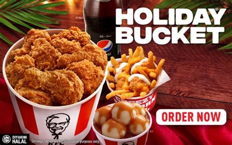 Kfc Holiday Bucket Kfc Food Fried Chicken