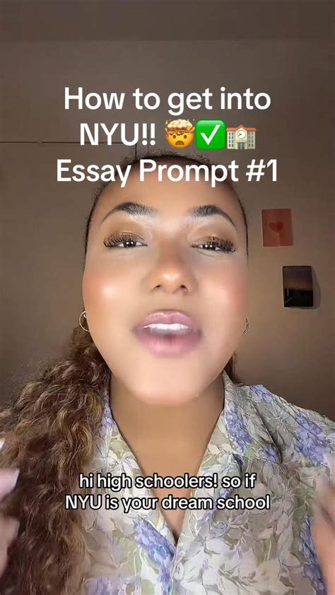 How To Get Into Nyu Essay Prompt In Dream College Dream